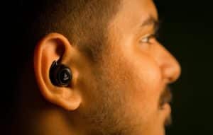 Noise-cancelling headphones creating private listening zones